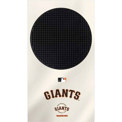 MLB San Francisco Giants Home Jersey Xbox Series S Console Skin